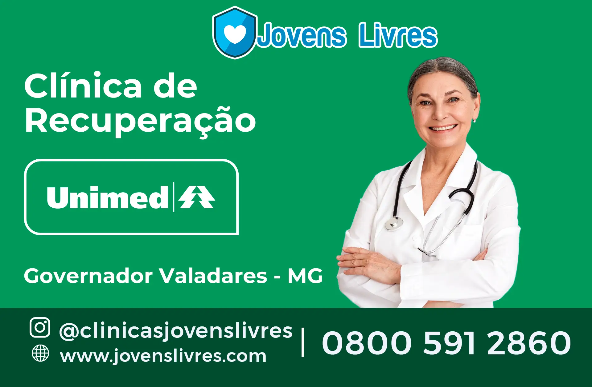 Clínica de Recuperação Unimed em Governador Valadares - MG