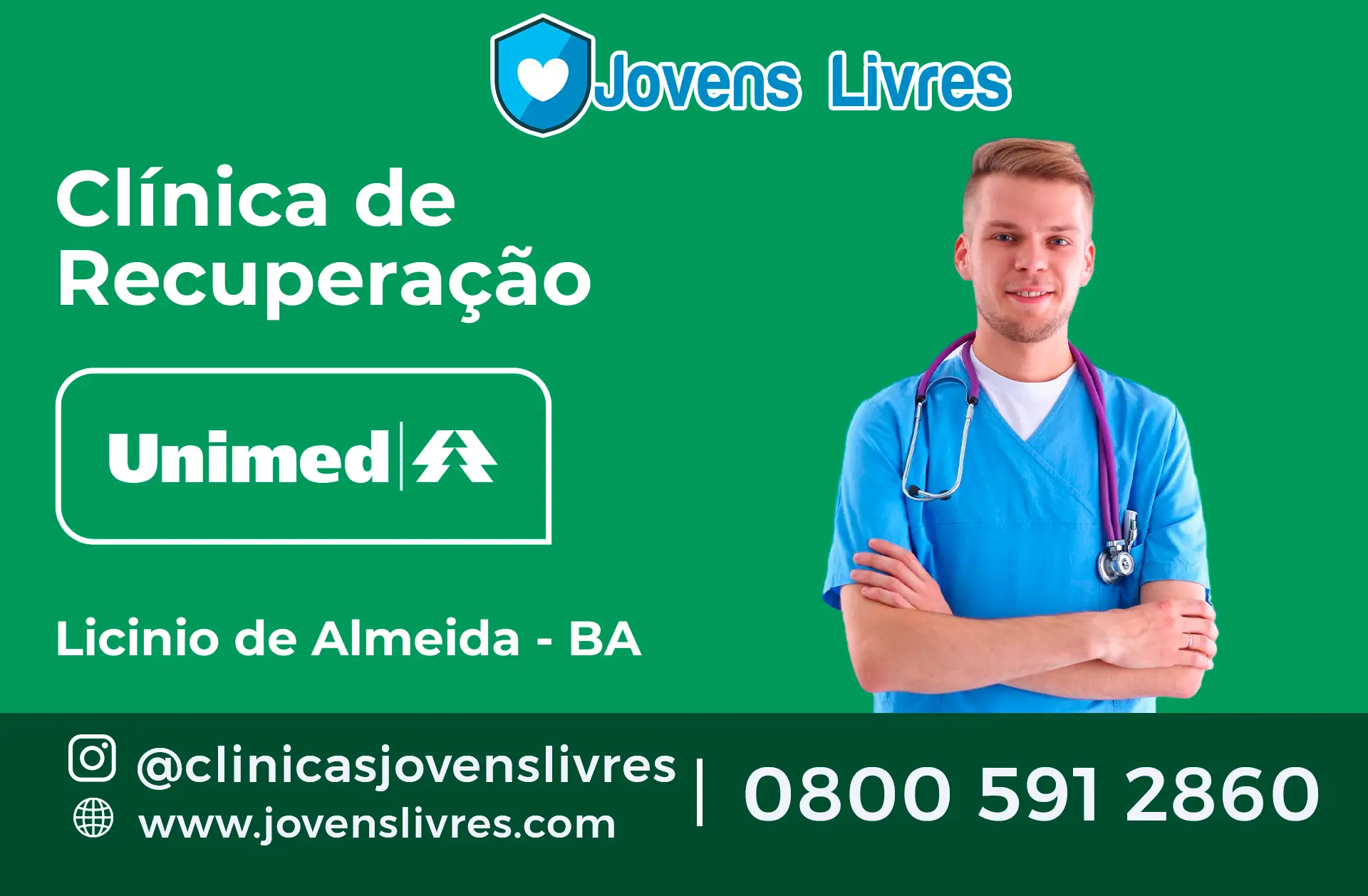 Clínica de Recuperação Unimed em Licínio de Almeida - BA