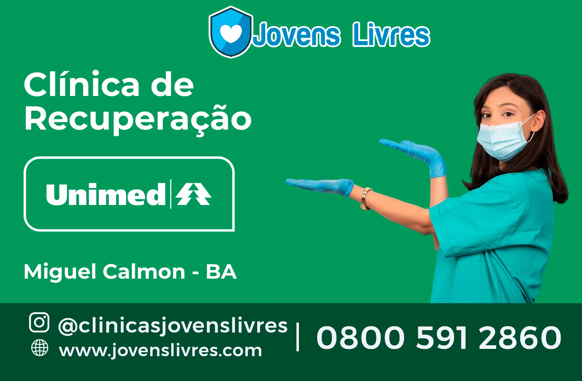 Clínica de Recuperação Unimed em Miguel Calmon - BA