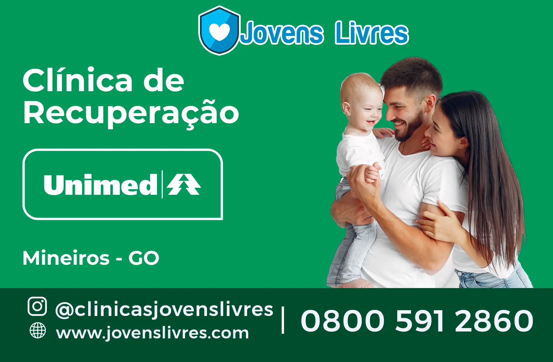 Clínica de Recuperação Unimed em Mineiros - GO