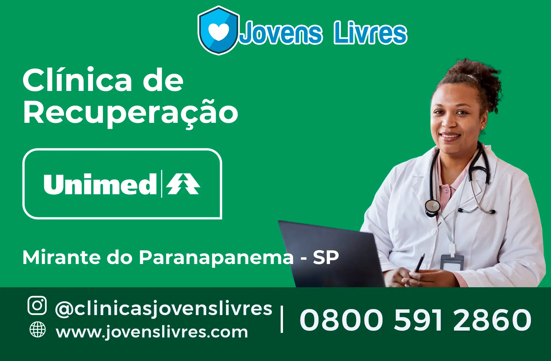 Clínica de Recuperação Unimed em Mirante do Paranapanema - SP