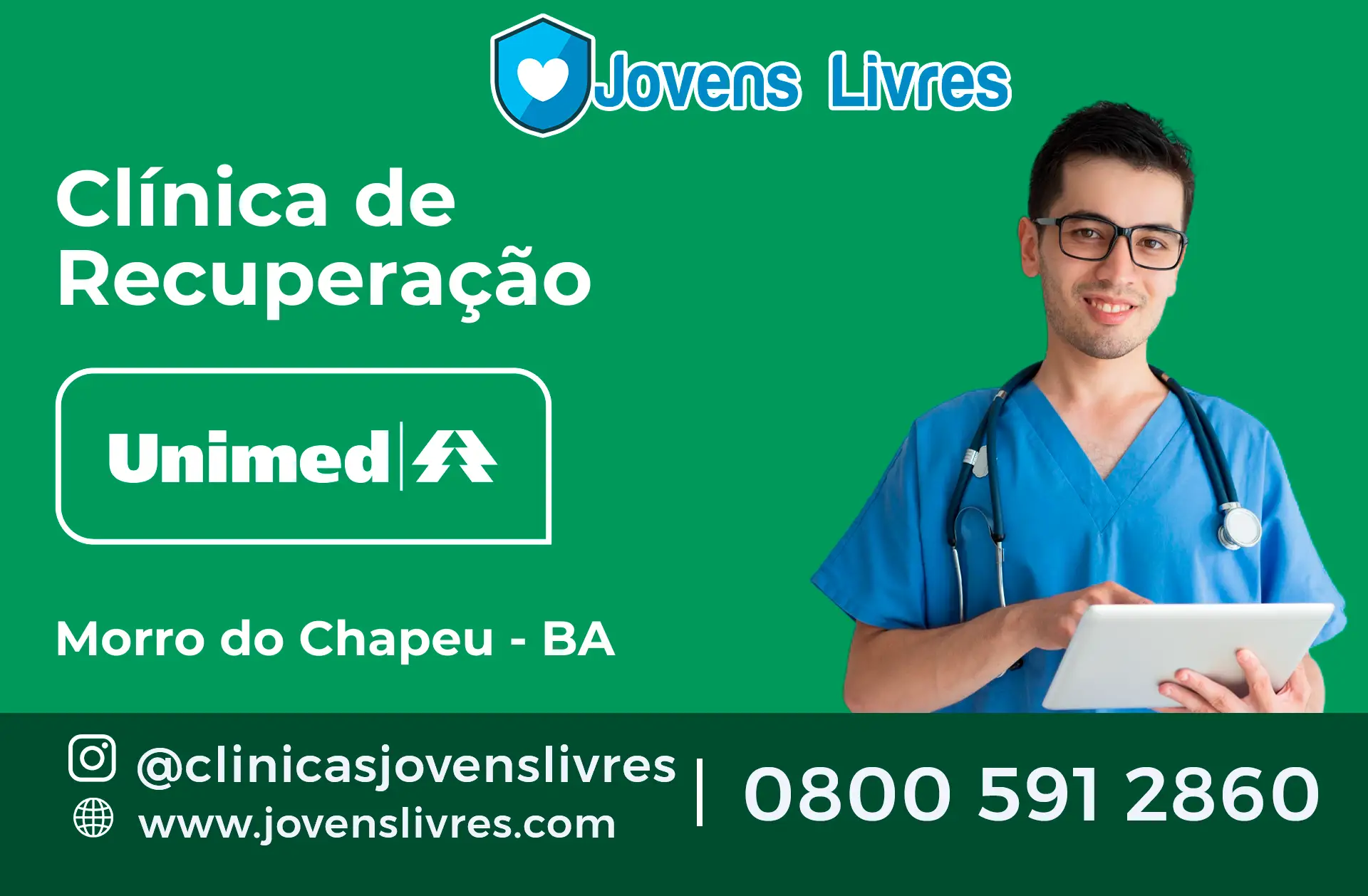 Clínica de Recuperação Unimed em Morro do Chapéu - BA
