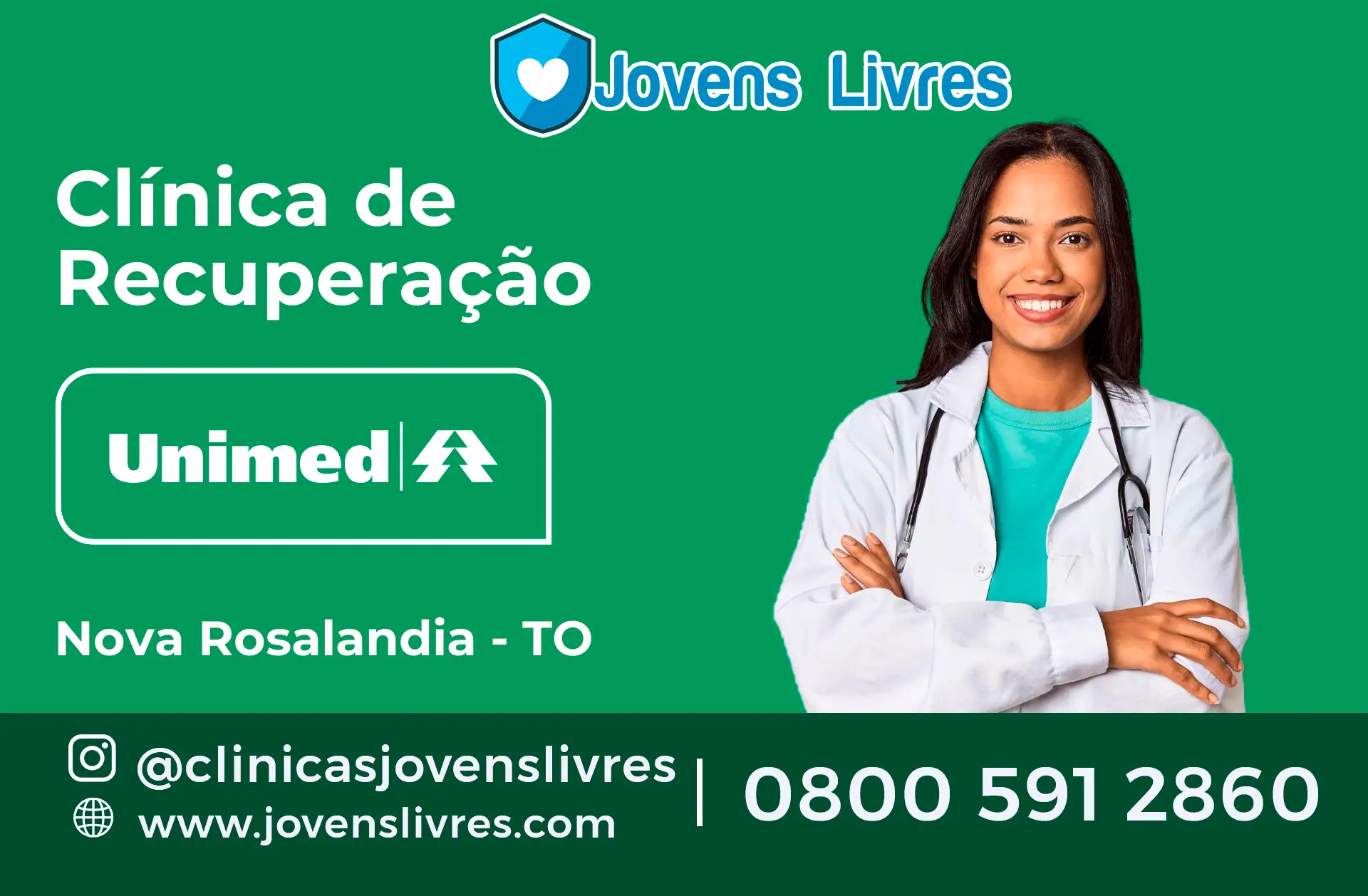 Clínica de Recuperação Unimed em Nova Rosalândia - TO