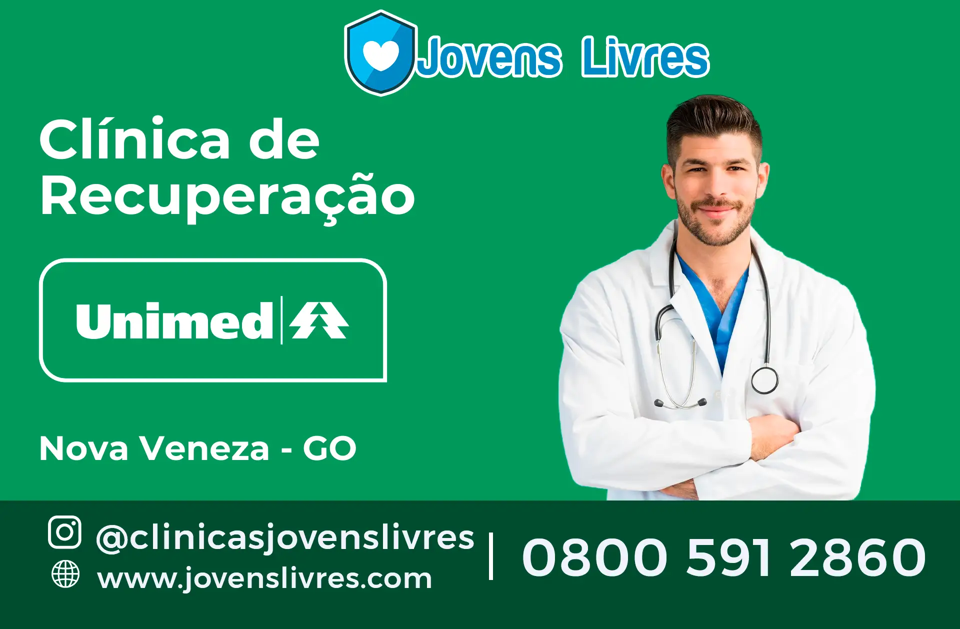 Clínica de Recuperação Unimed em Nova Veneza - GO