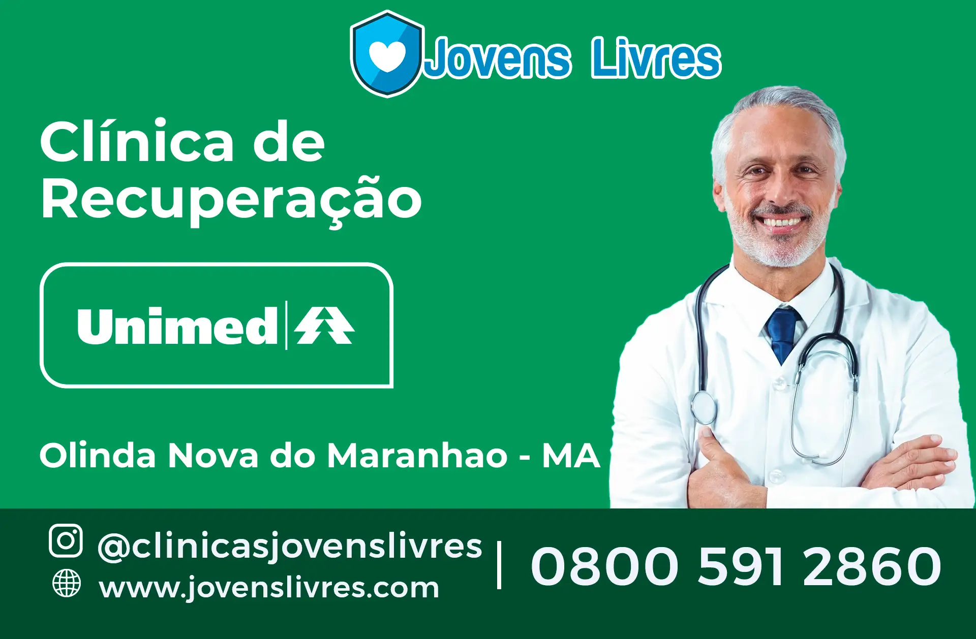 Clínica de Recuperação Unimed em Olinda Nova do Maranhão - MA
