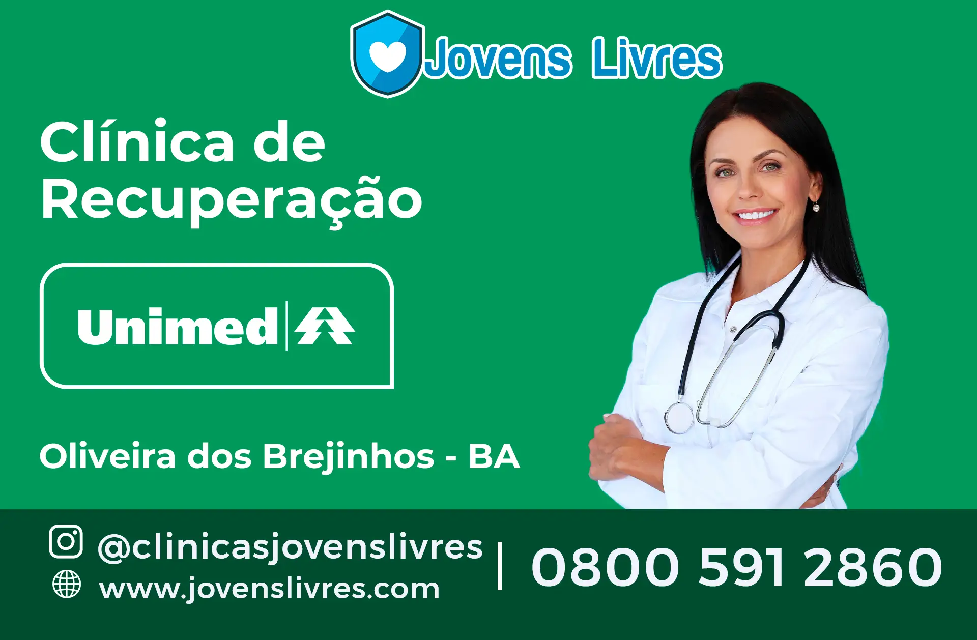 Clínica de Recuperação Unimed em Oliveira dos Brejinhos - BA