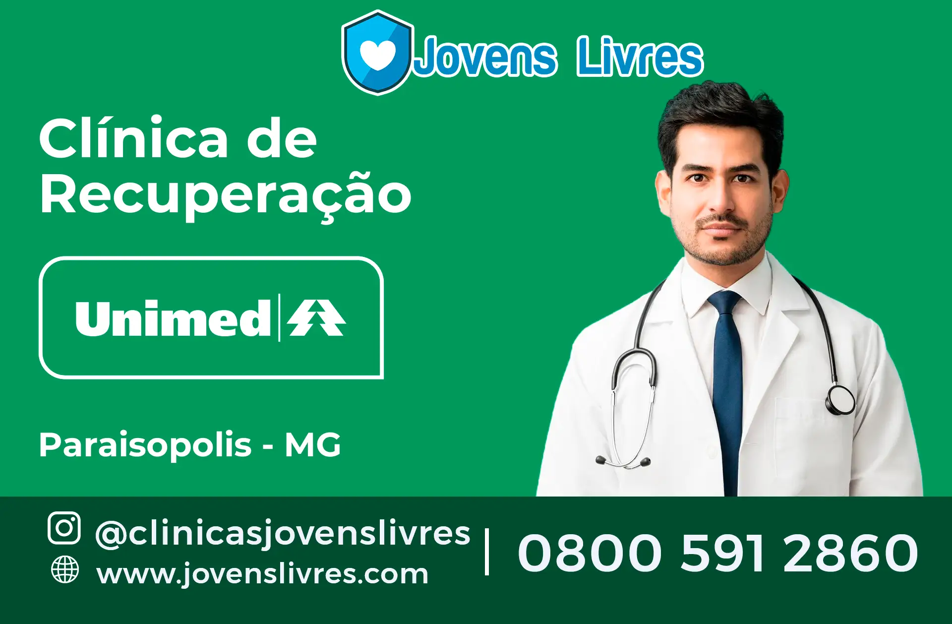 Clínica de Recuperação Unimed em Paraisópolis - MG