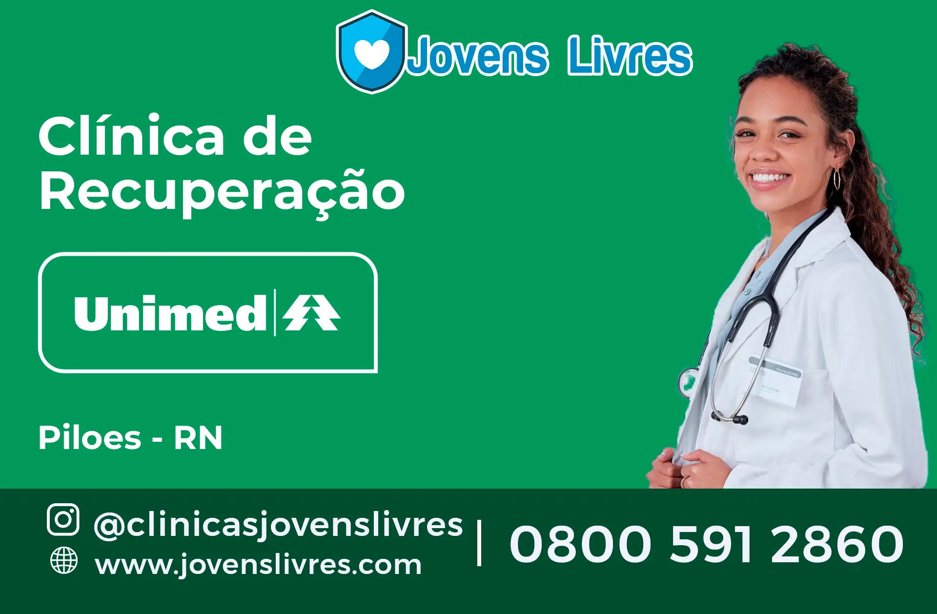 Clínica de Recuperação Unimed em Pilões - RN