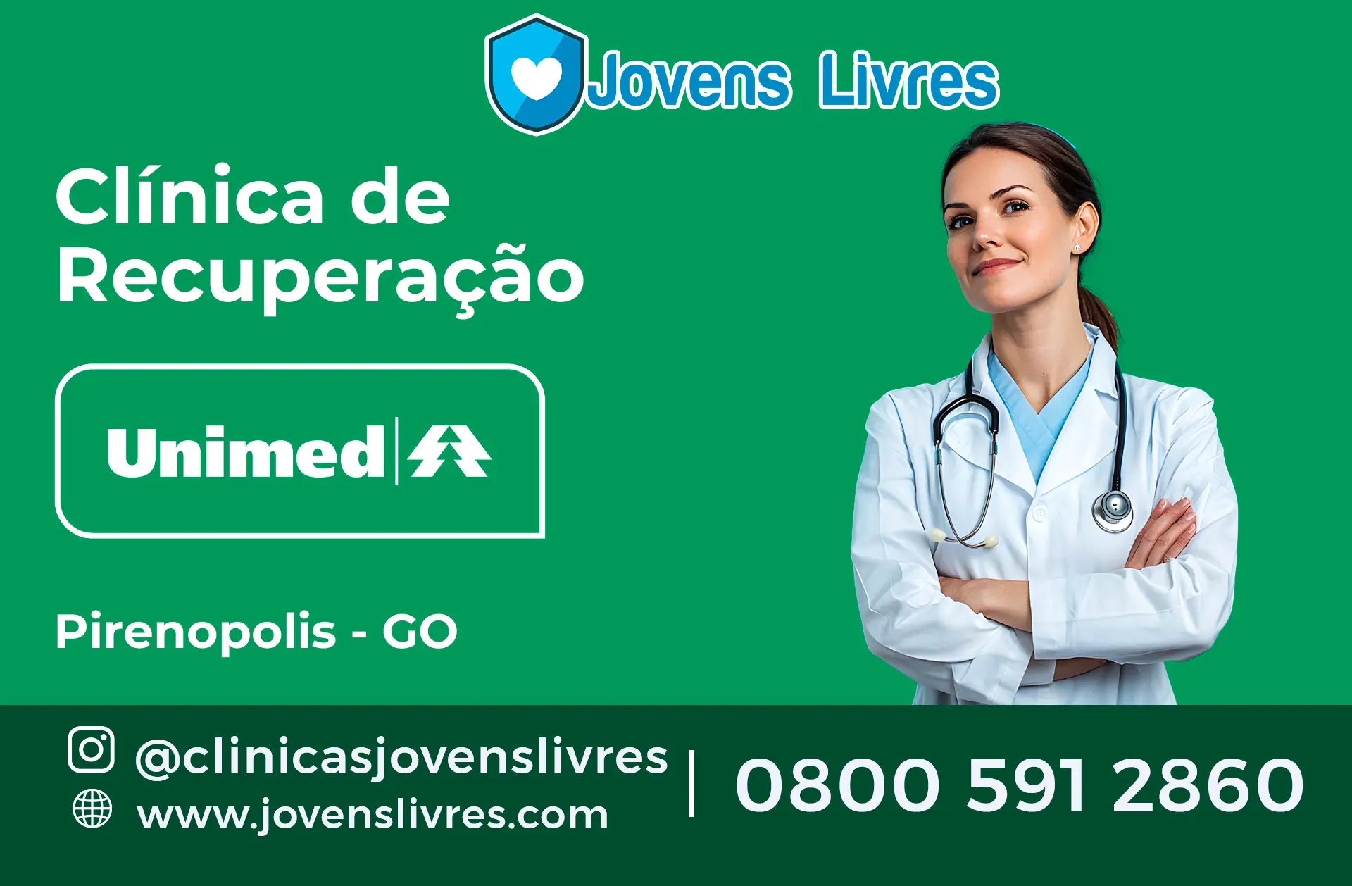 Clínica de Recuperação Unimed em Pirenópolis - GO