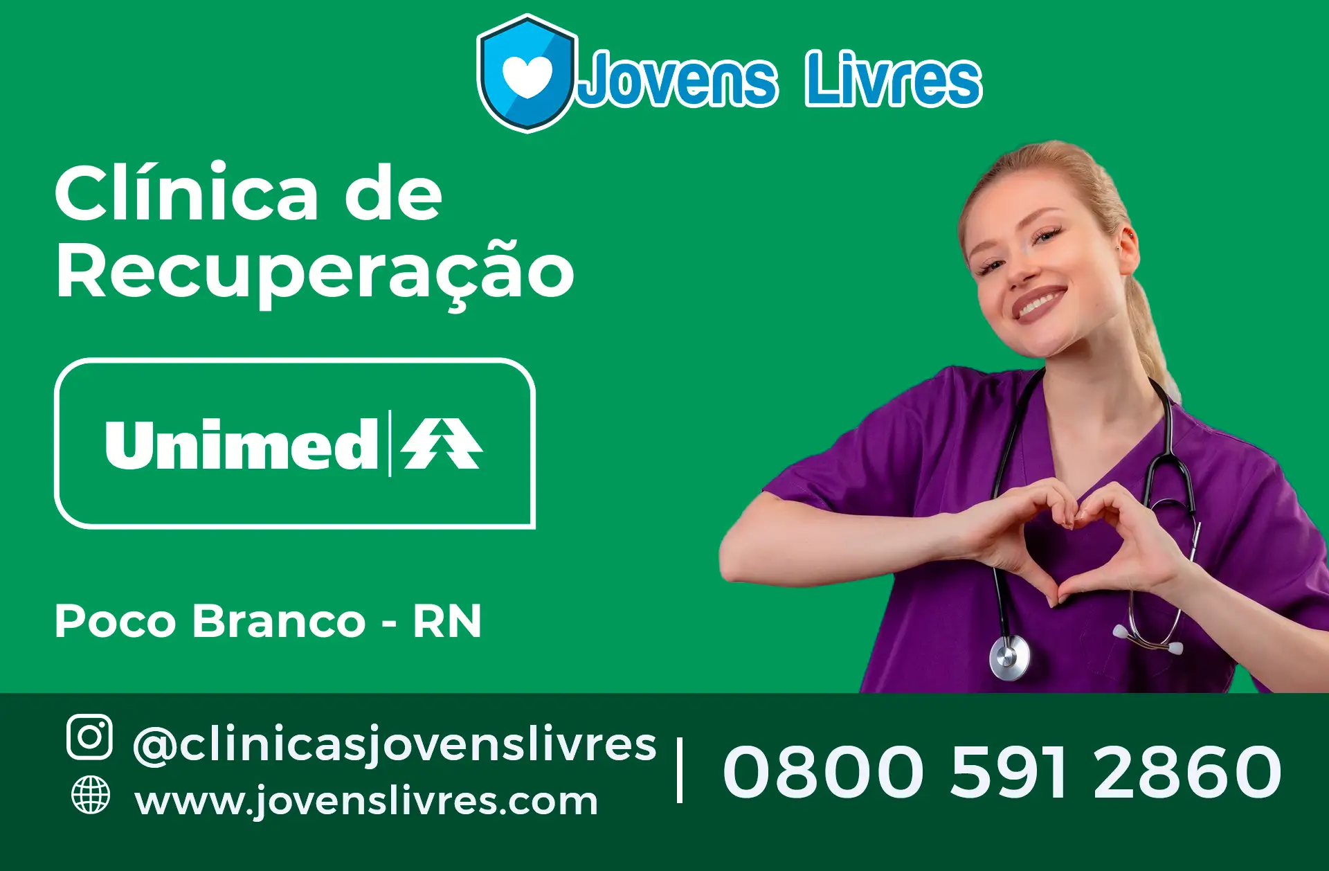 Clínica de Recuperação Unimed em Poço Branco - RN