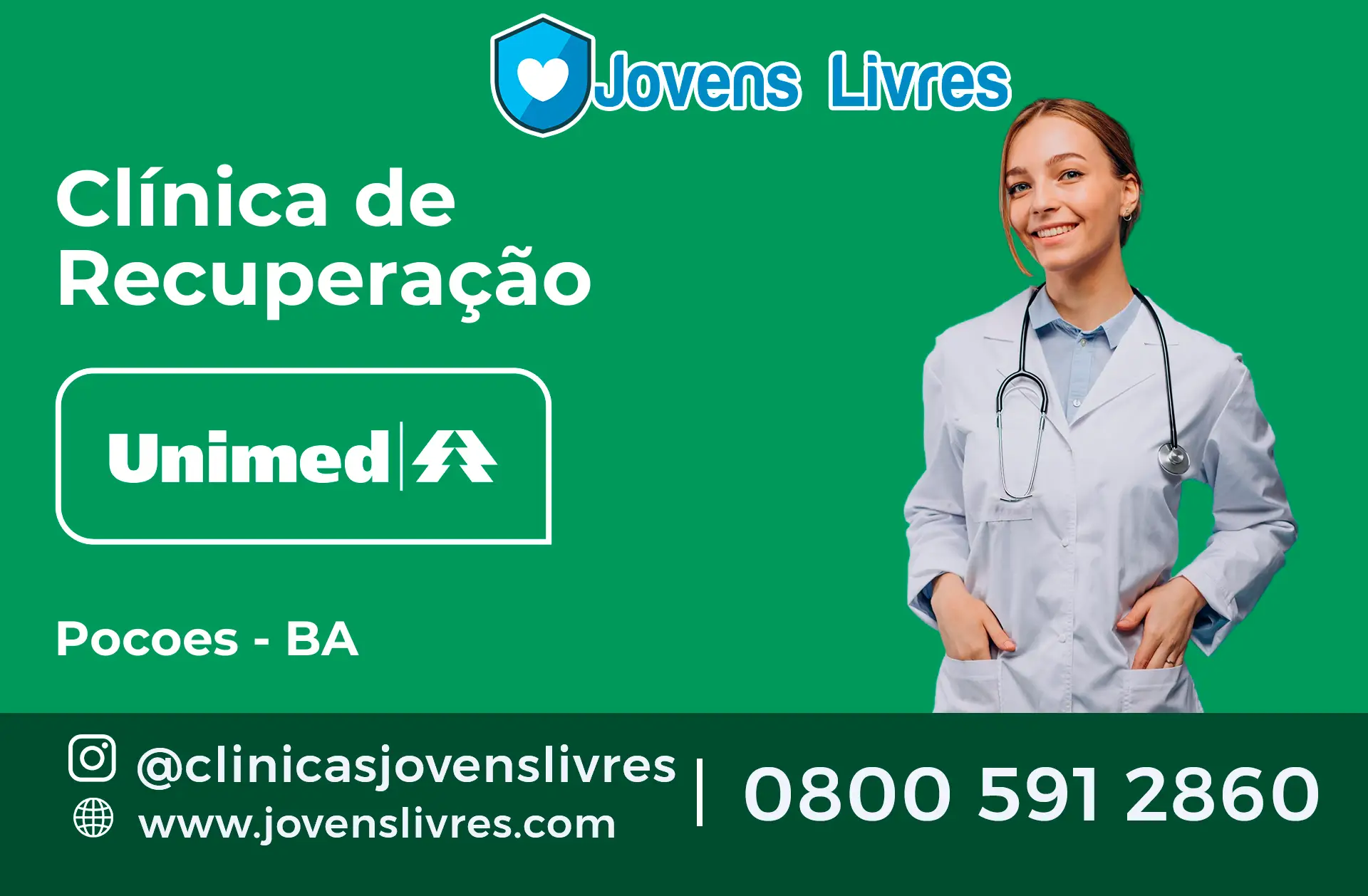 Clínica de Recuperação Unimed em Poções - BA