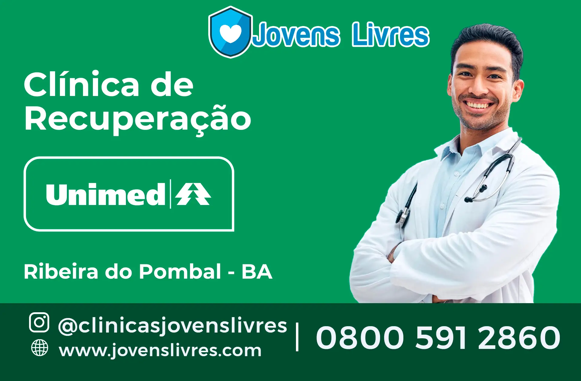 Clínica de Recuperação Unimed em Ribeira do Pombal - BA