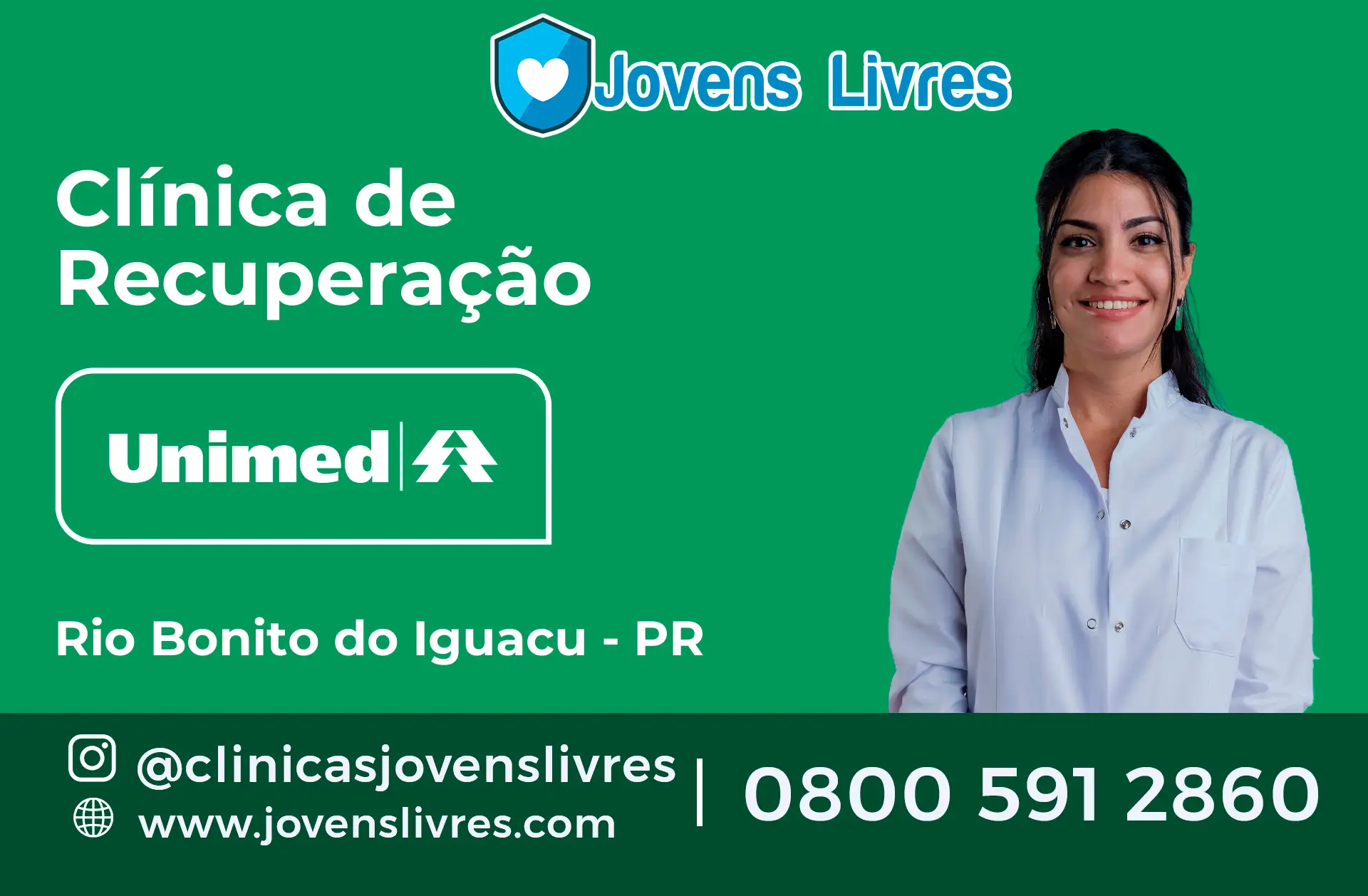 Clínica de Recuperação Unimed em Rio Bonito do Iguaçu - PR