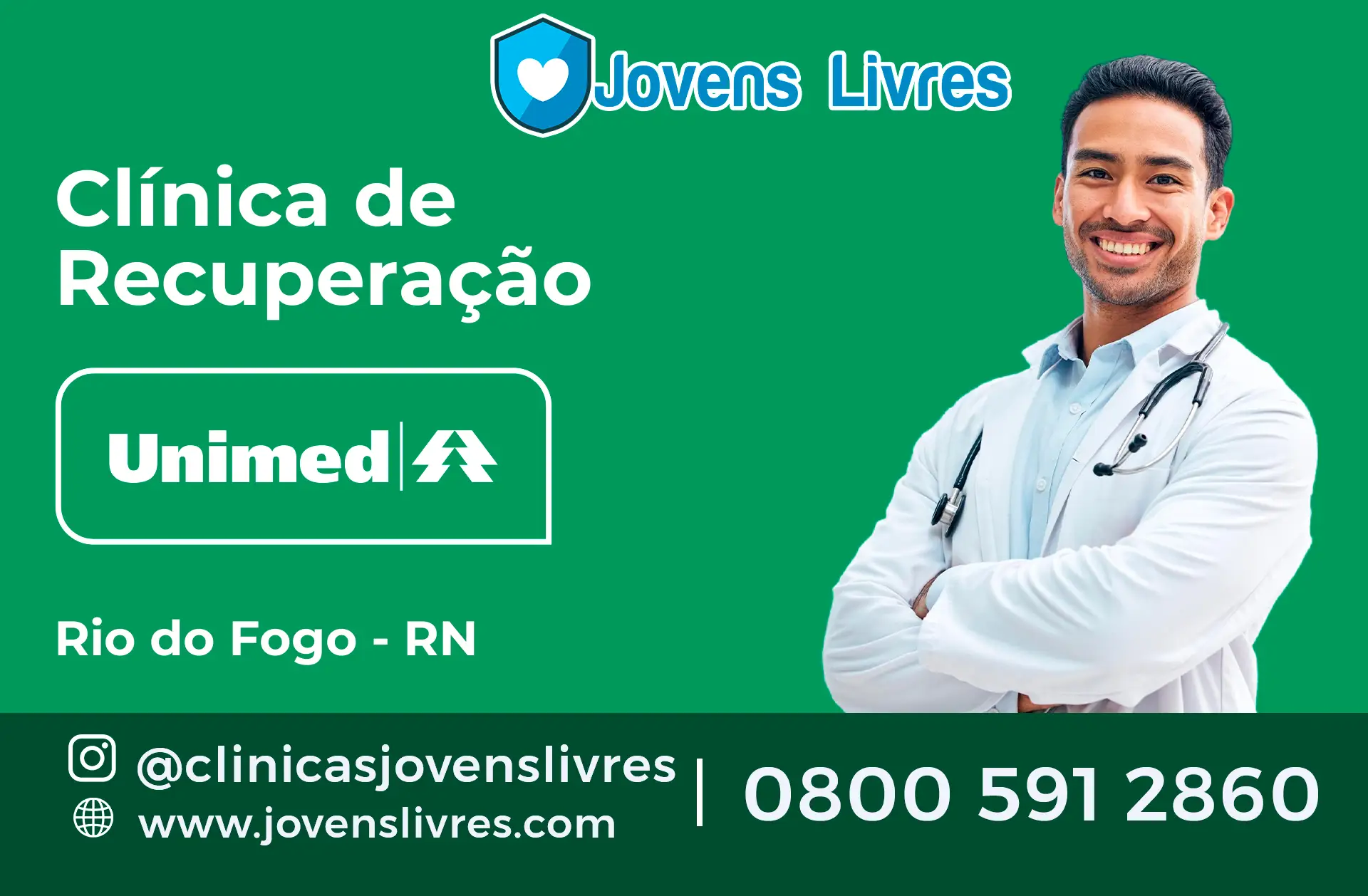 Clínica de Recuperação Unimed em Rio do Fogo - RN