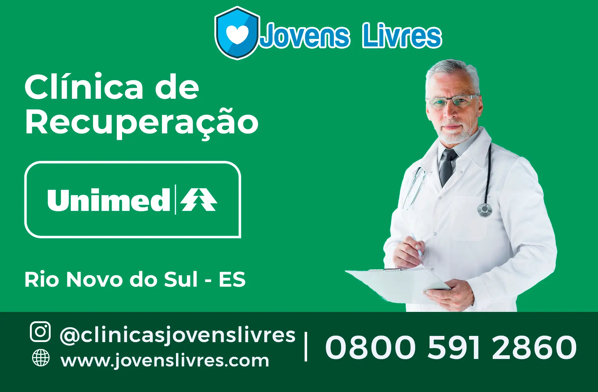 Clínica de Recuperação Unimed em Rio Novo do Sul - ES