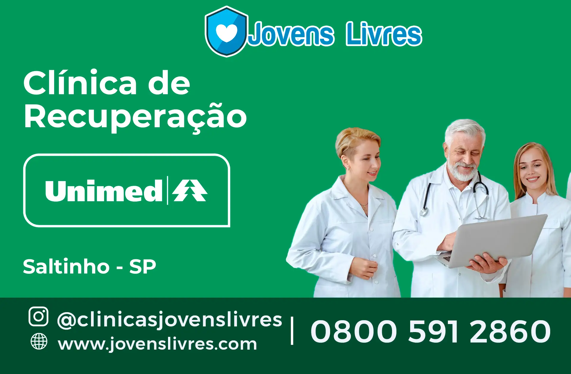 Clínica de Recuperação Unimed em Saltinho - SP