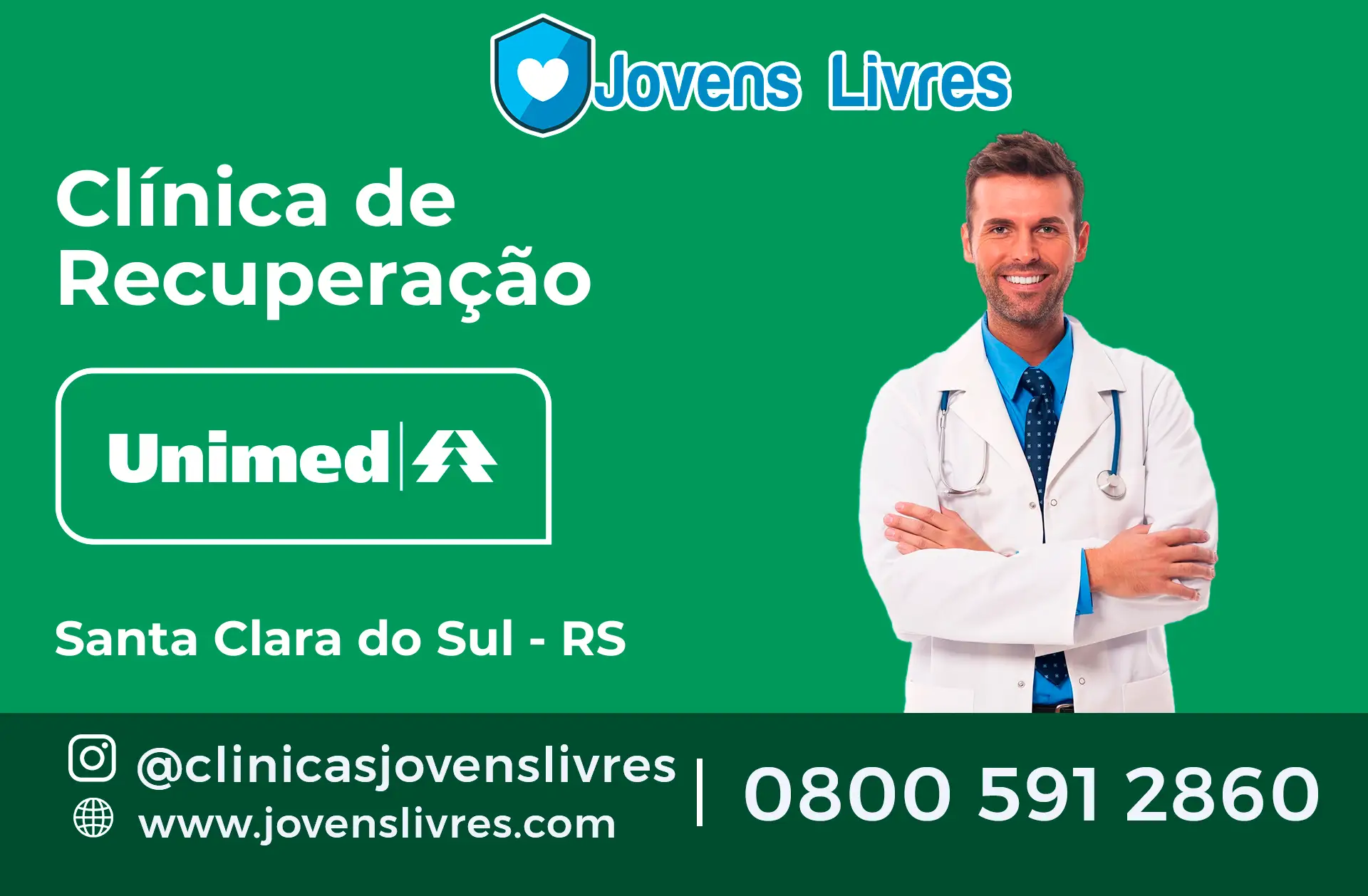 Clínica de Recuperação Unimed em Santa Clara do Sul - RS