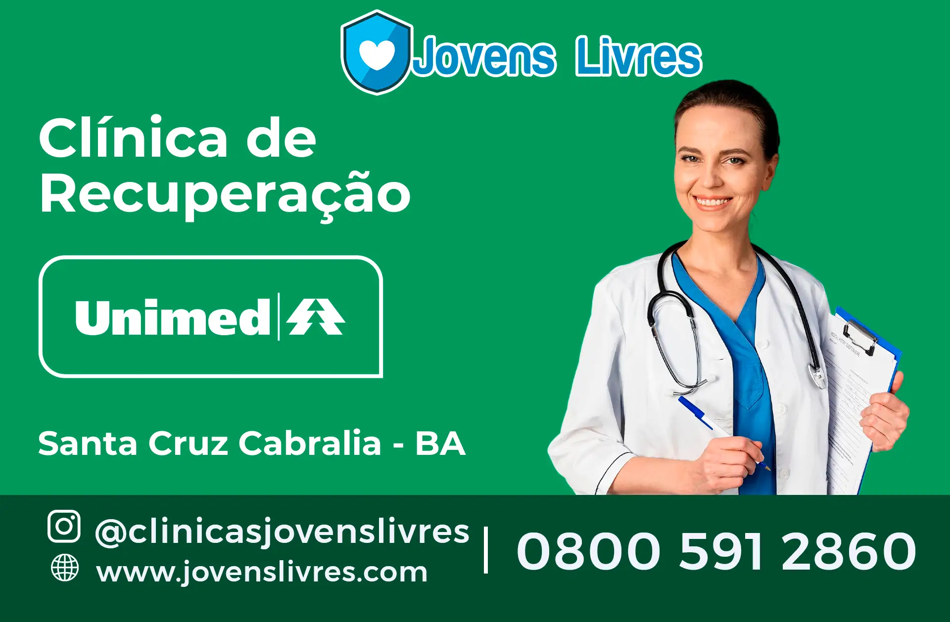 Clínica de Recuperação Unimed em Santa Cruz Cabrália - BA