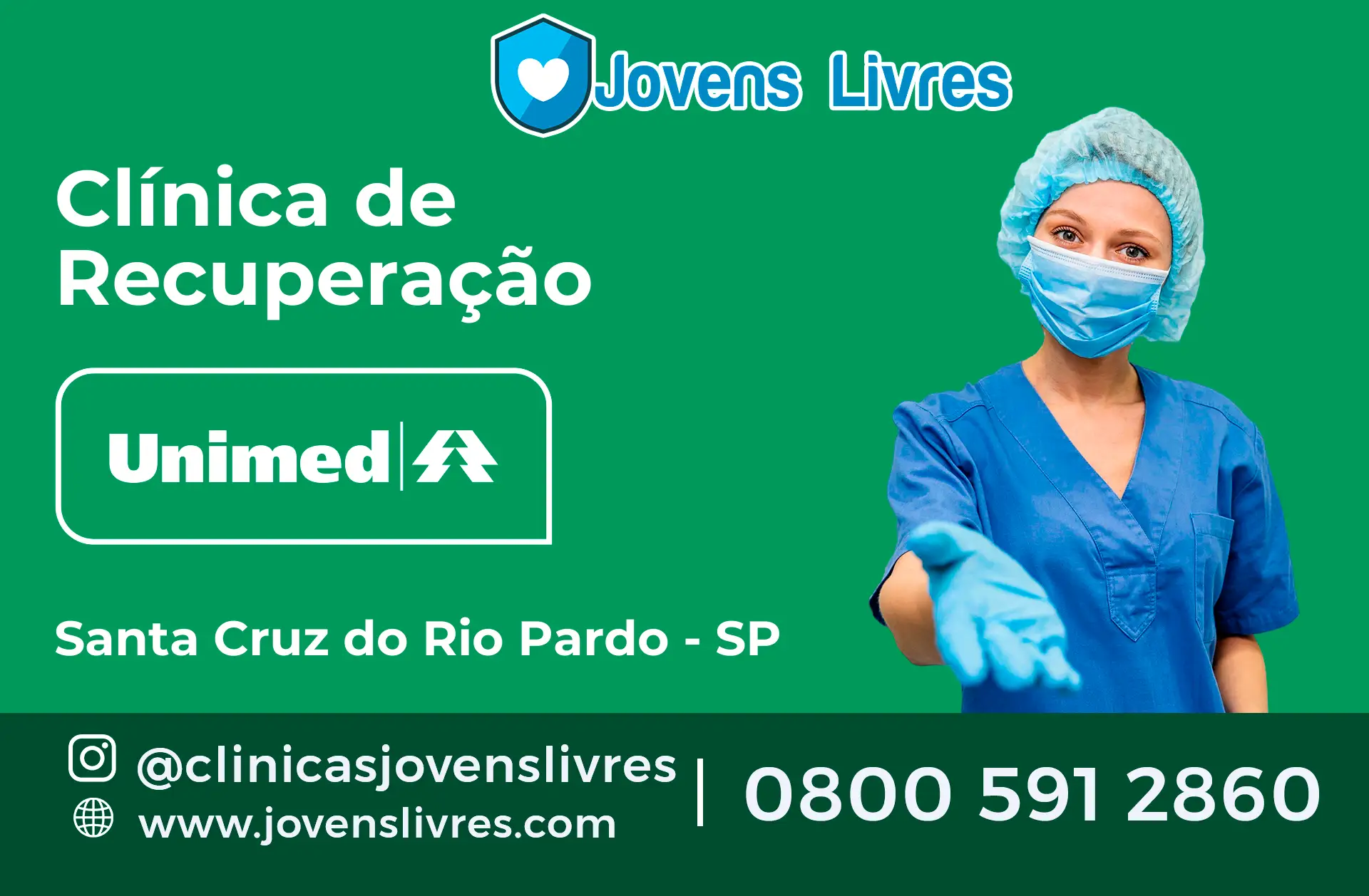 Clínica de Recuperação Unimed em Santa Cruz do Rio Pardo - SP