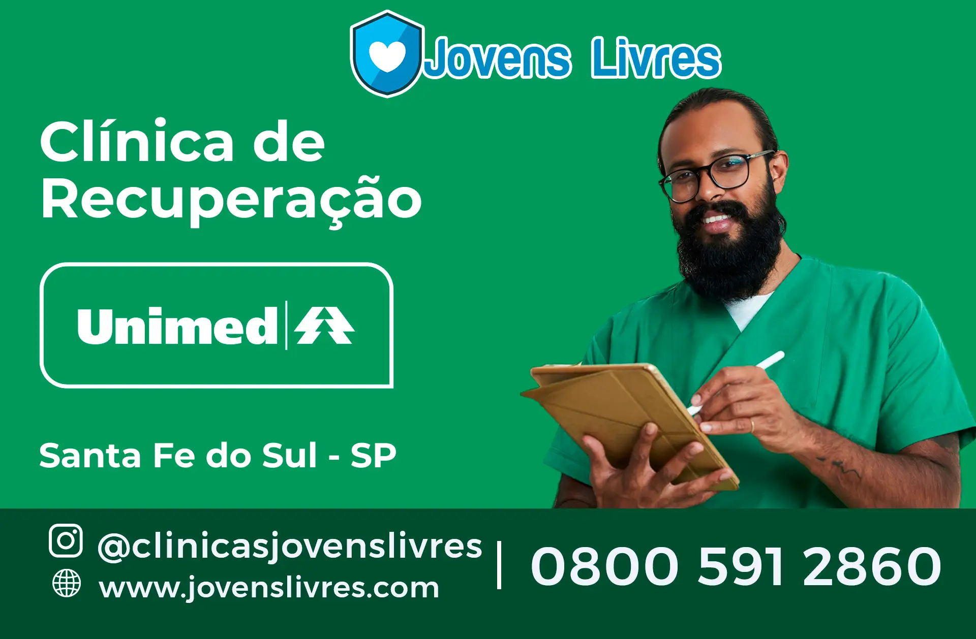 Clínica de Recuperação Unimed em Santa Fé do Sul - SP