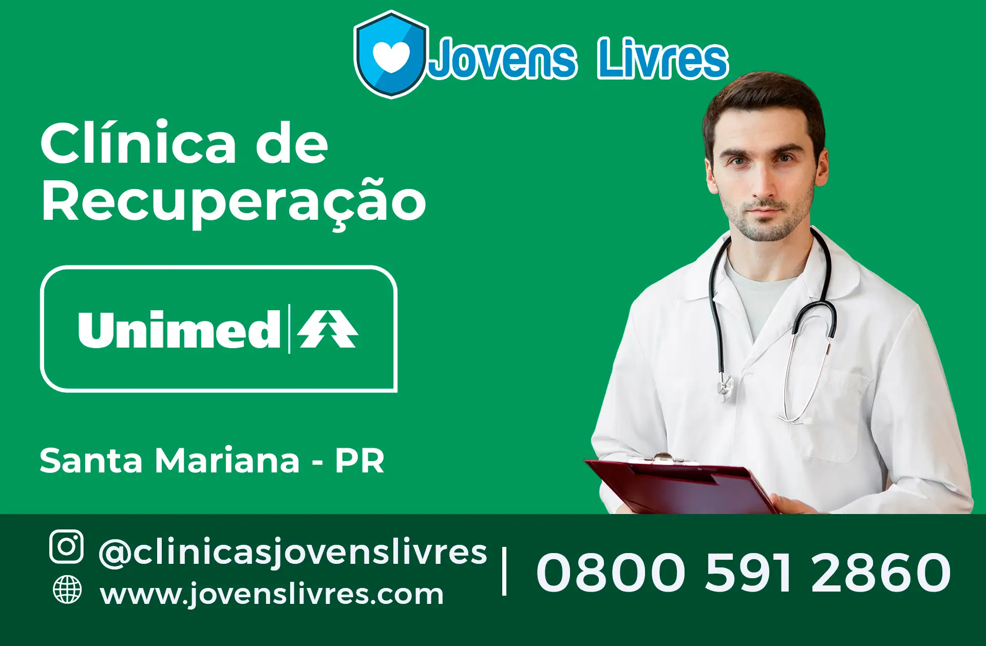 Clínica de Recuperação Unimed em Santa Mariana - PR