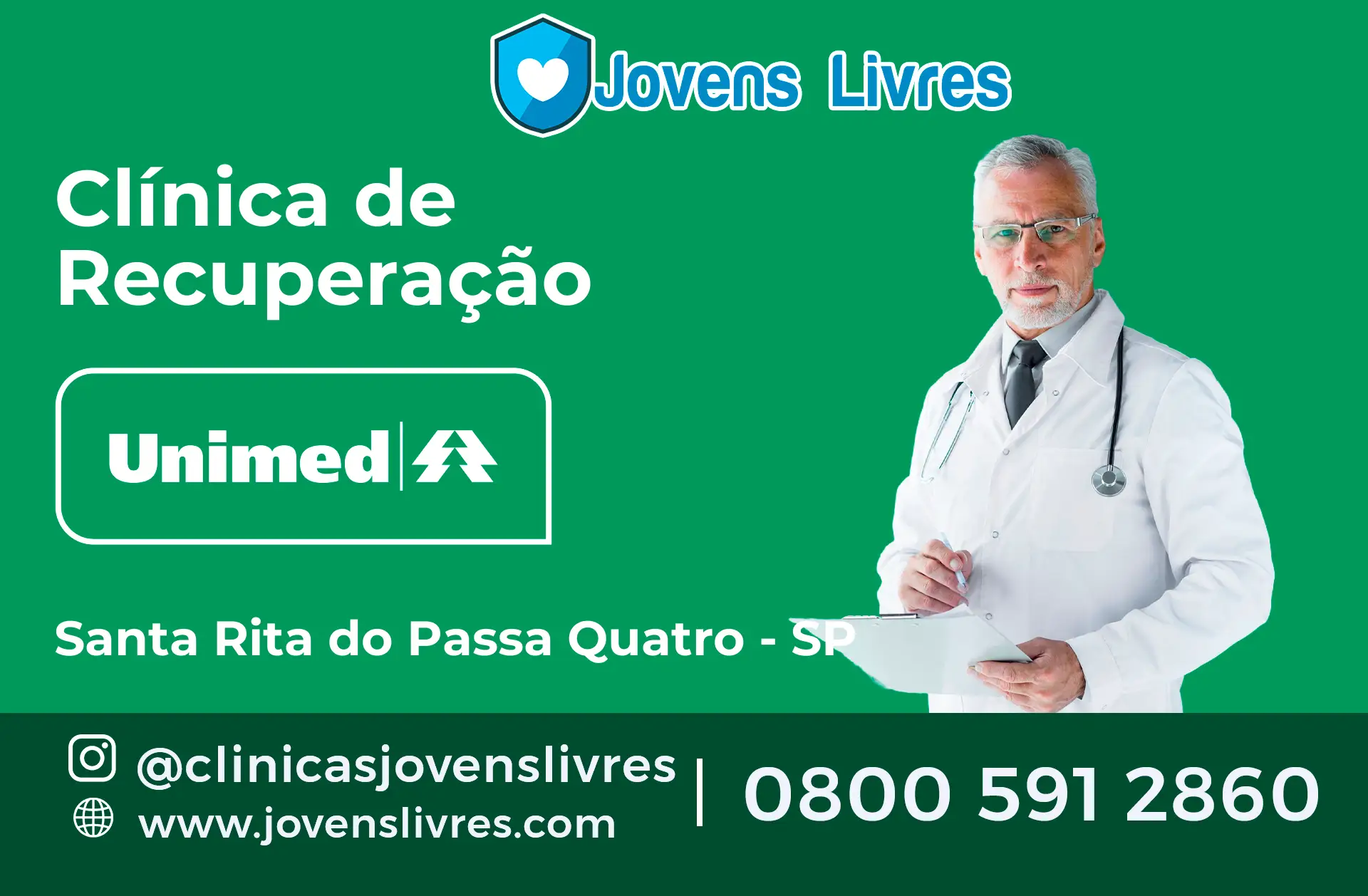 Clínica de Recuperação Unimed em Santa Rita do Passa Quatro - SP