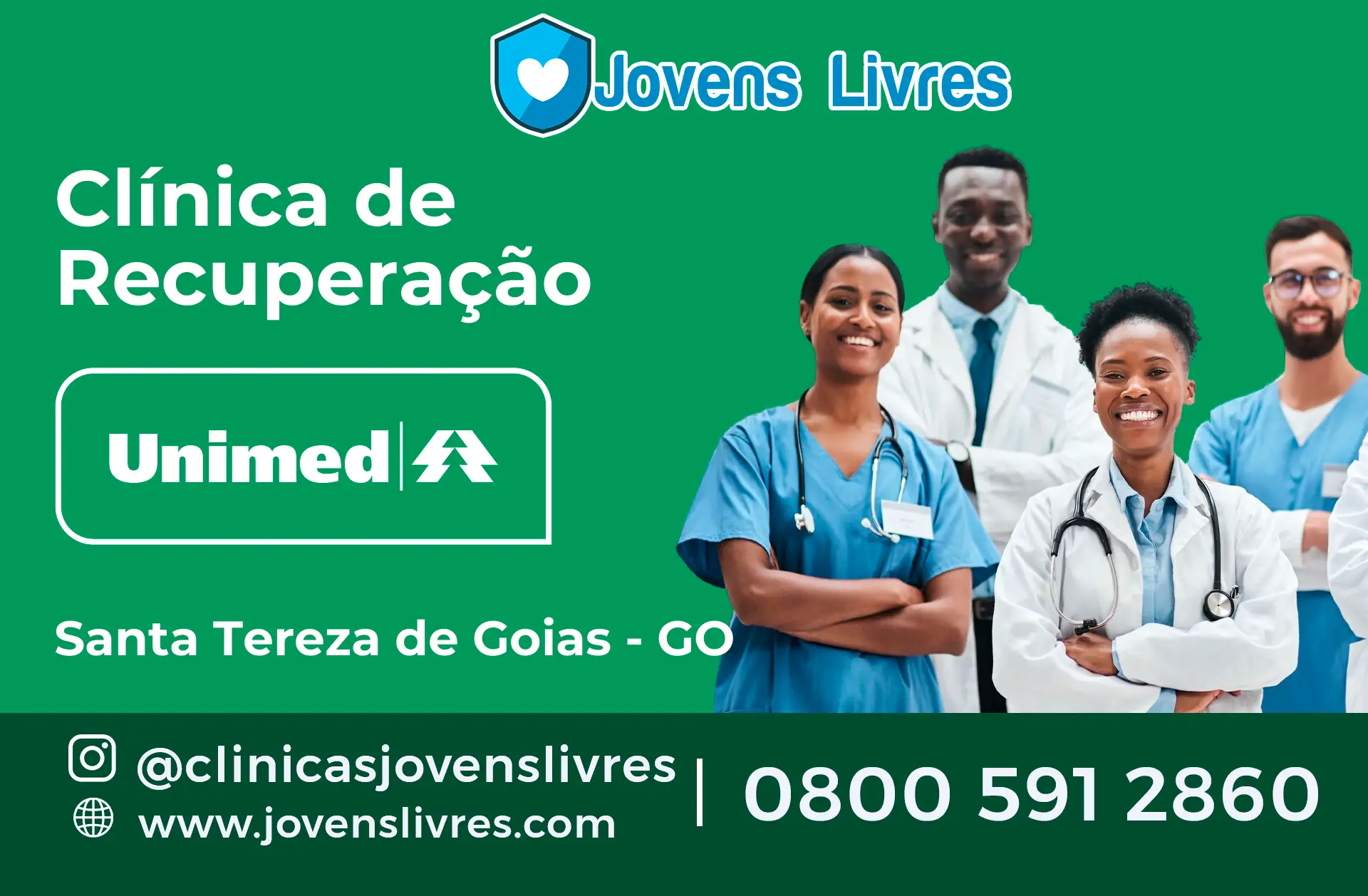 Clínica de Recuperação Unimed em Santa Tereza de Goiás - GO