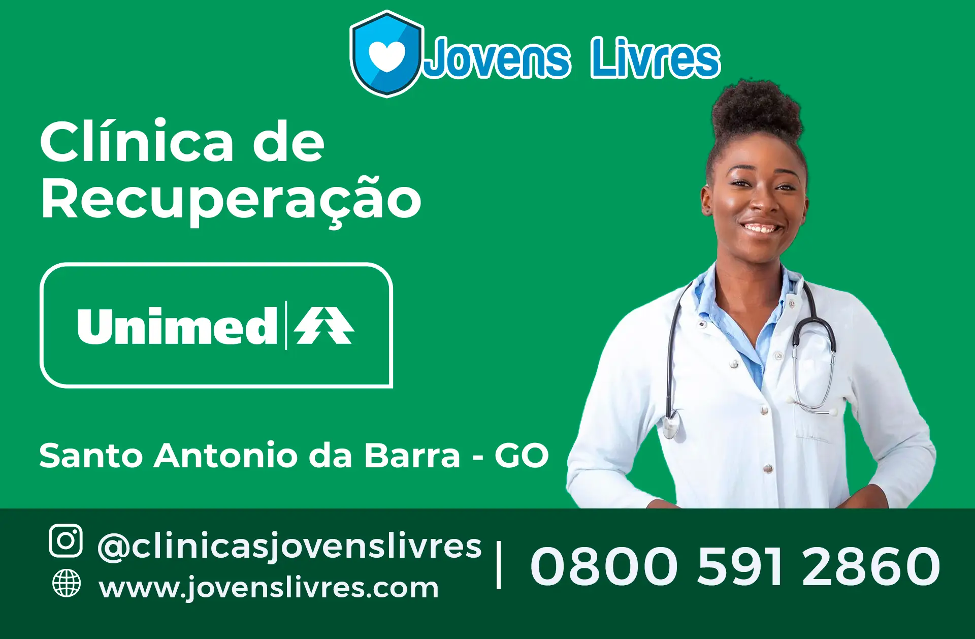 Clínica de Recuperação Unimed em Santo Antônio da Barra - GO