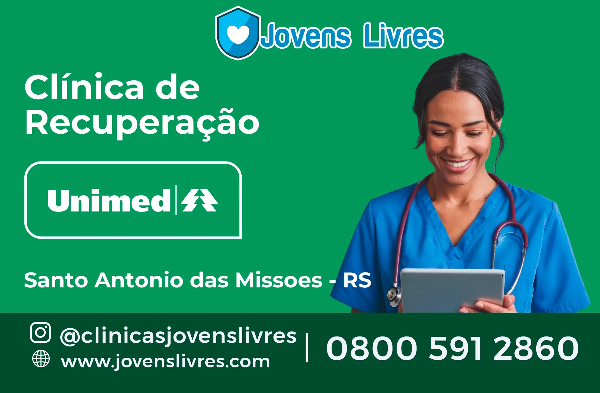 Clínica de Recuperação Unimed em Santo Antônio das Missões - RS
