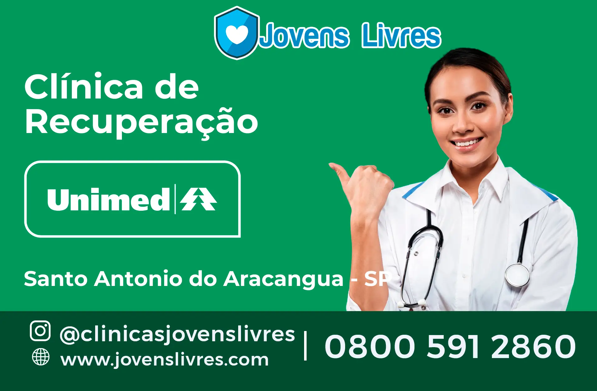 Clínica de Recuperação Unimed em Santo Antônio do Aracanguá - SP