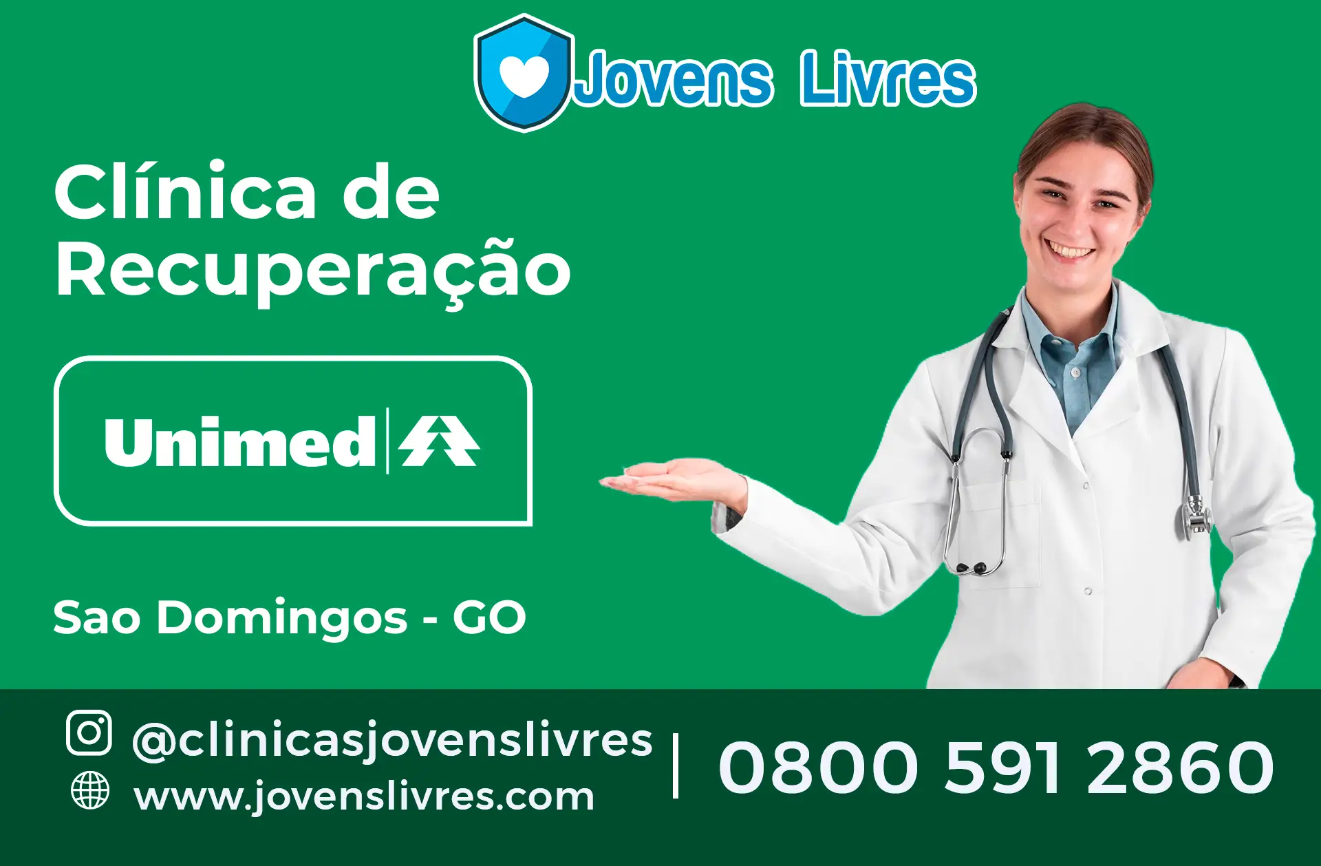 Clínica de Recuperação Unimed em São Domingos - GO