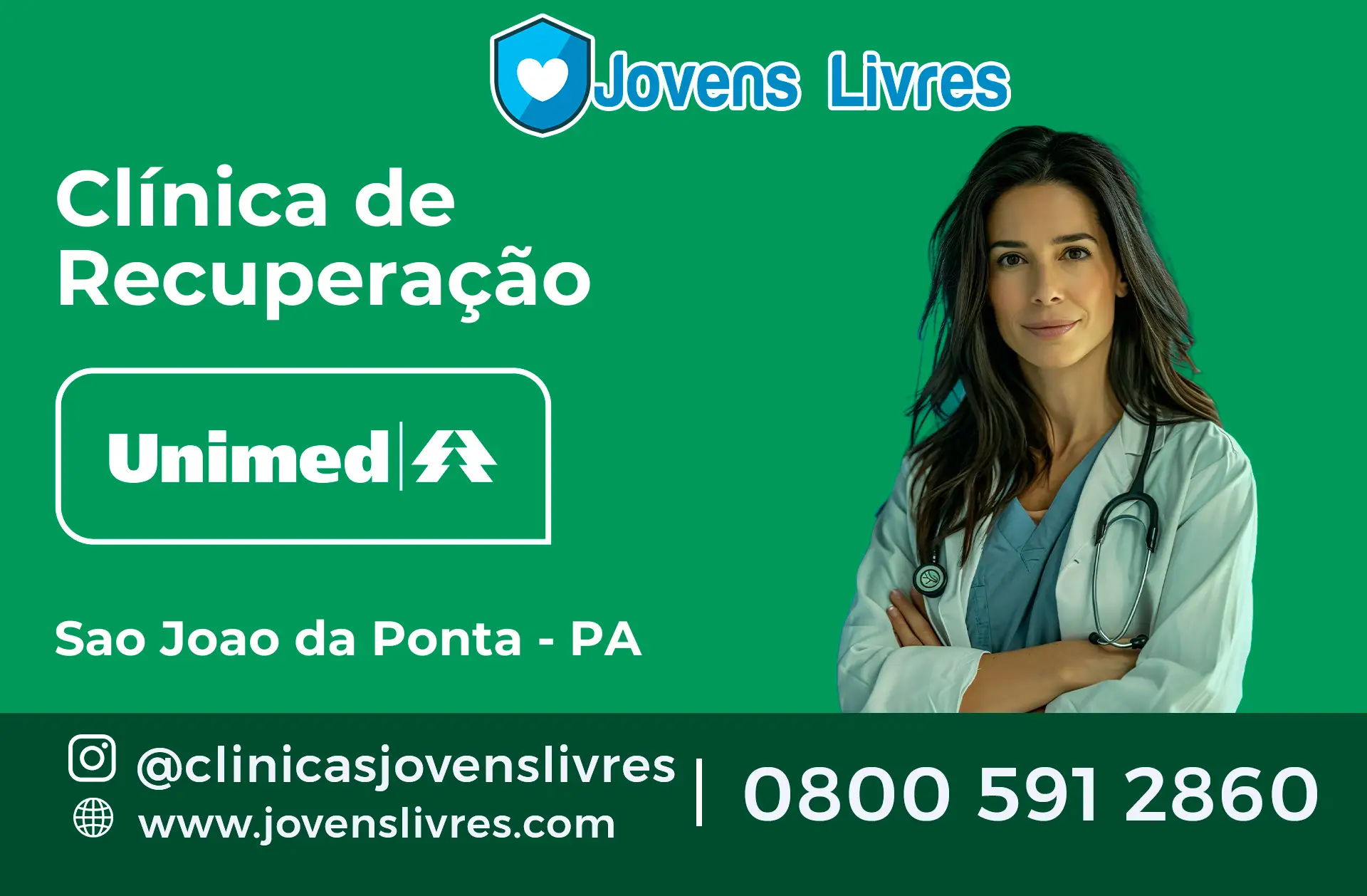 Clínica de Recuperação Unimed em São João da Ponta - PA