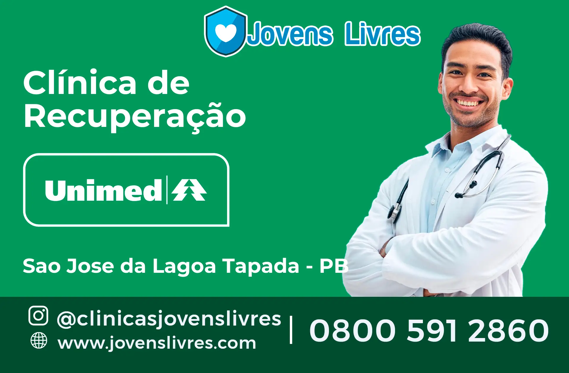 Clínica de Recuperação Unimed em São José da Lagoa Tapada - PB