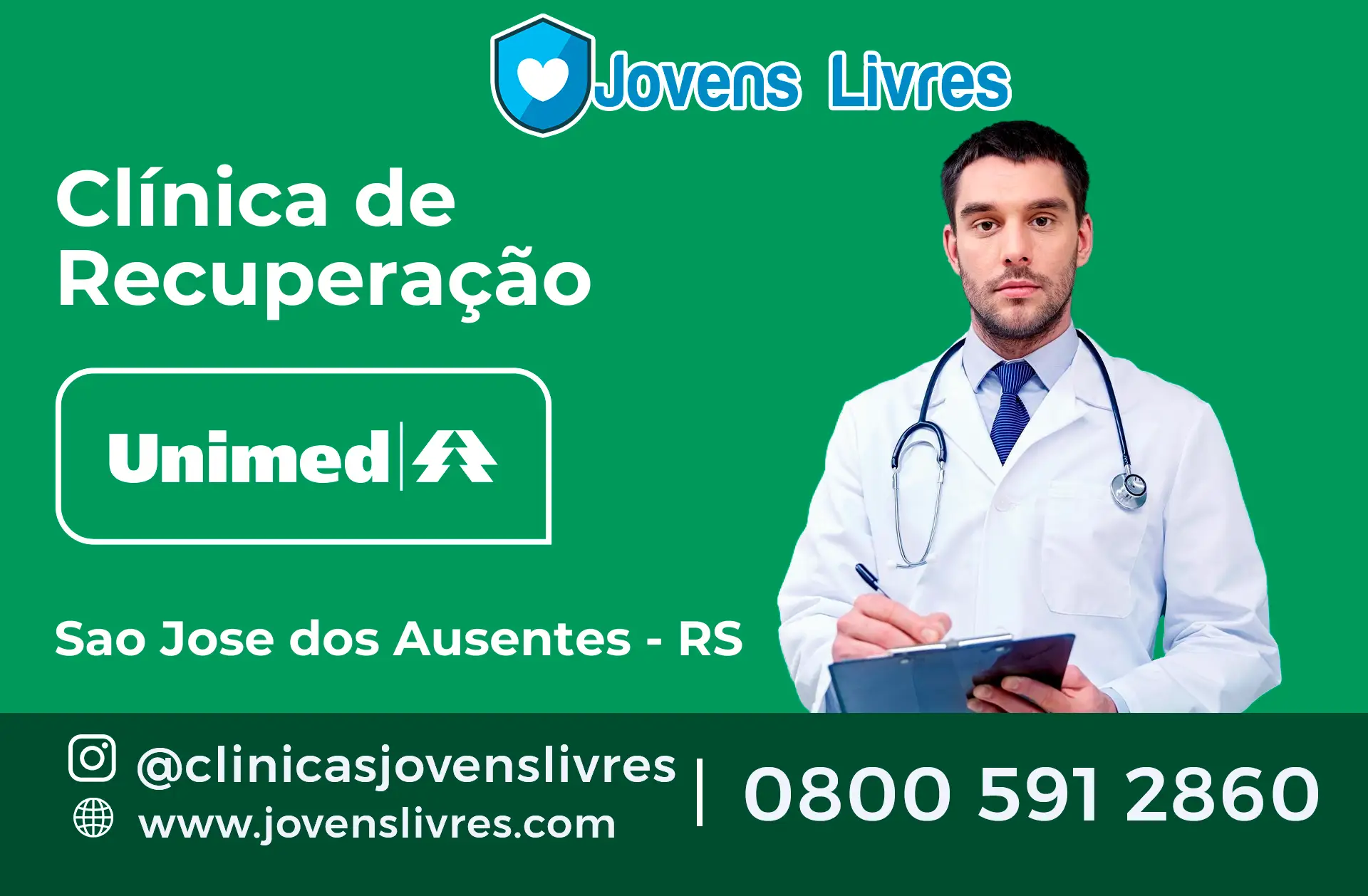 Clínica de Recuperação Unimed em São José dos Ausentes - RS