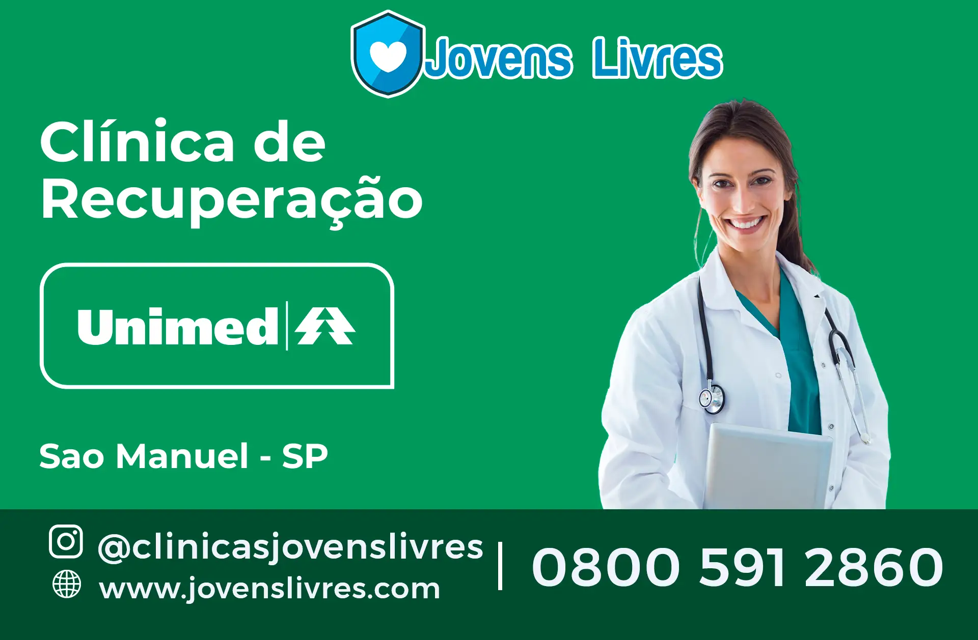 Clínica de Recuperação Unimed em São Manuel - SP