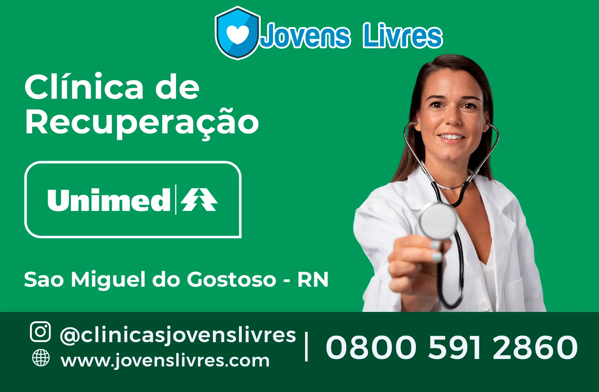 Clínica de Recuperação Unimed em São Miguel do Gostoso - RN