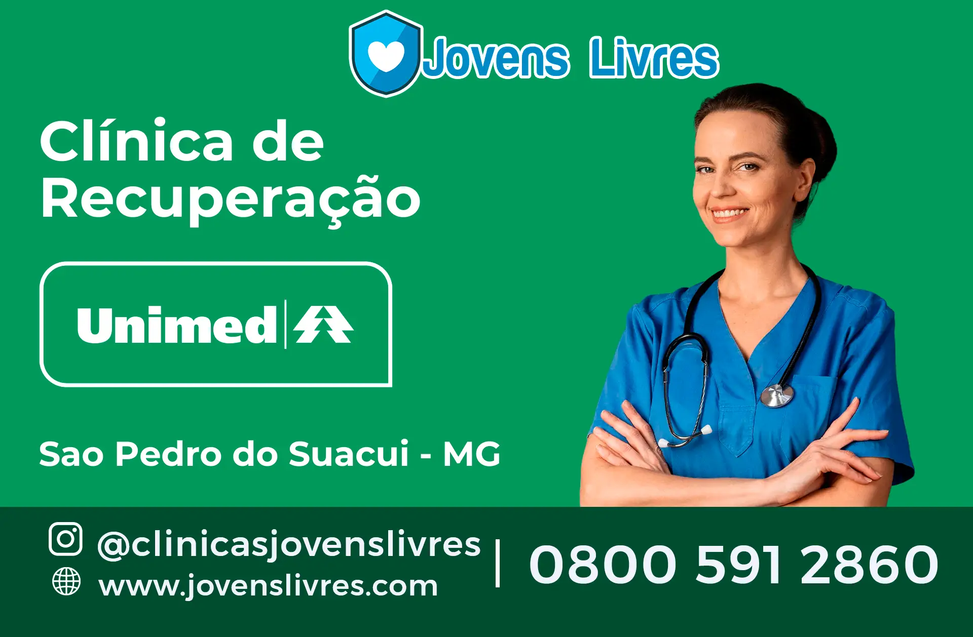 Clínica de Recuperação Unimed em São Pedro do Suaçuí - MG