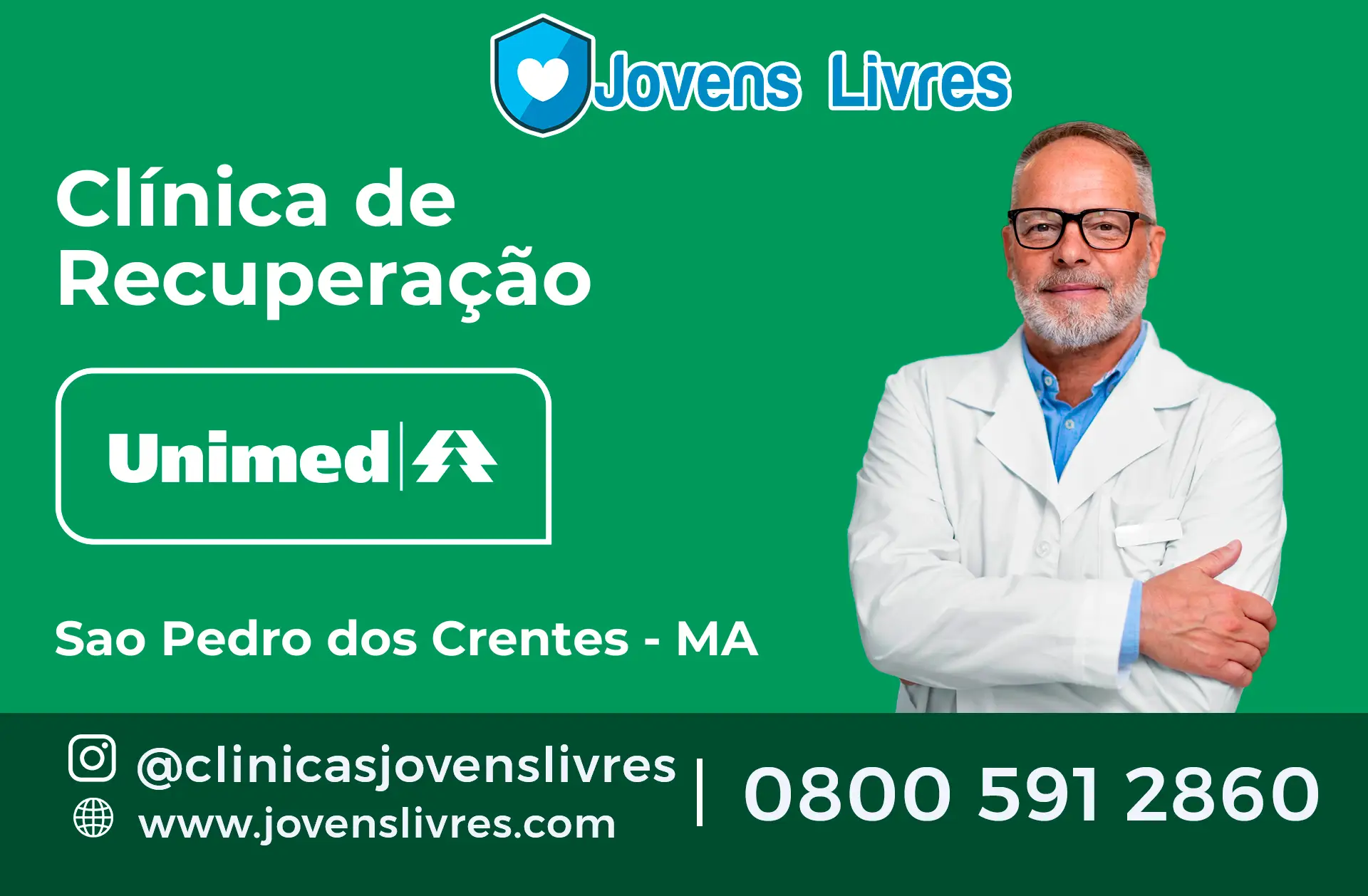 Clínica de Recuperação Unimed em São Pedro dos Crentes - MA