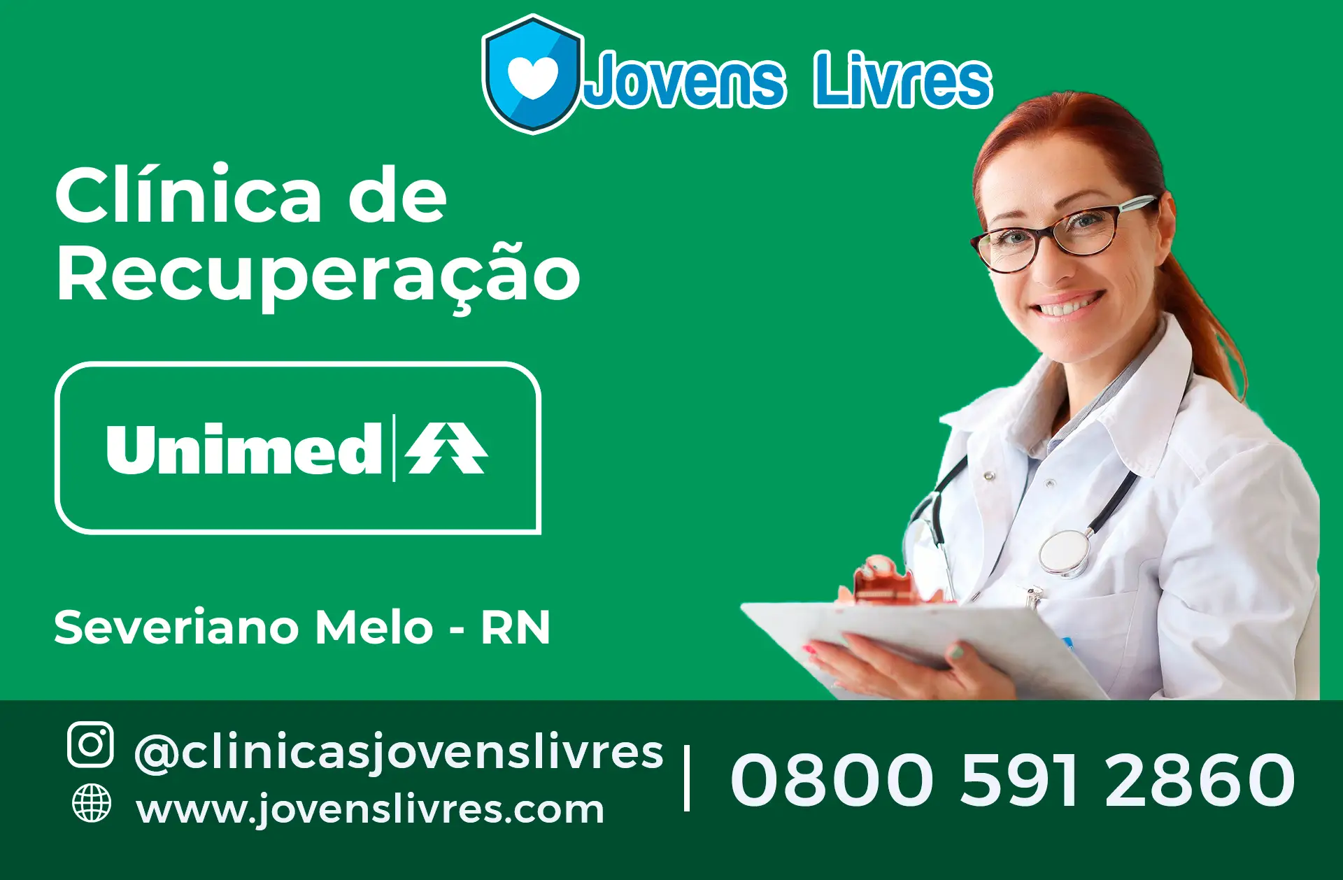Clínica de Recuperação Unimed em Severiano Melo - RN