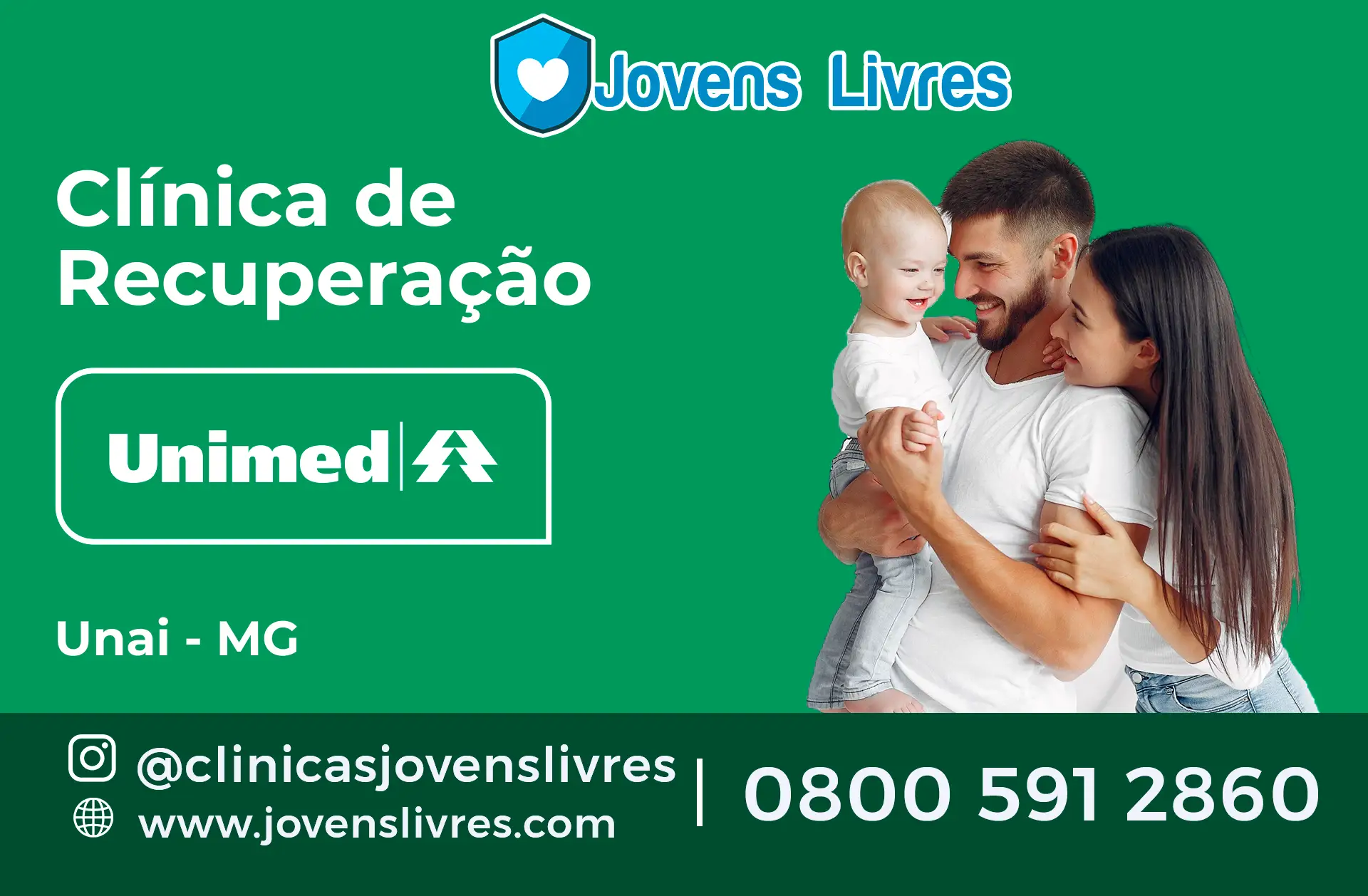 Clínica de Recuperação Unimed em Unaí - MG