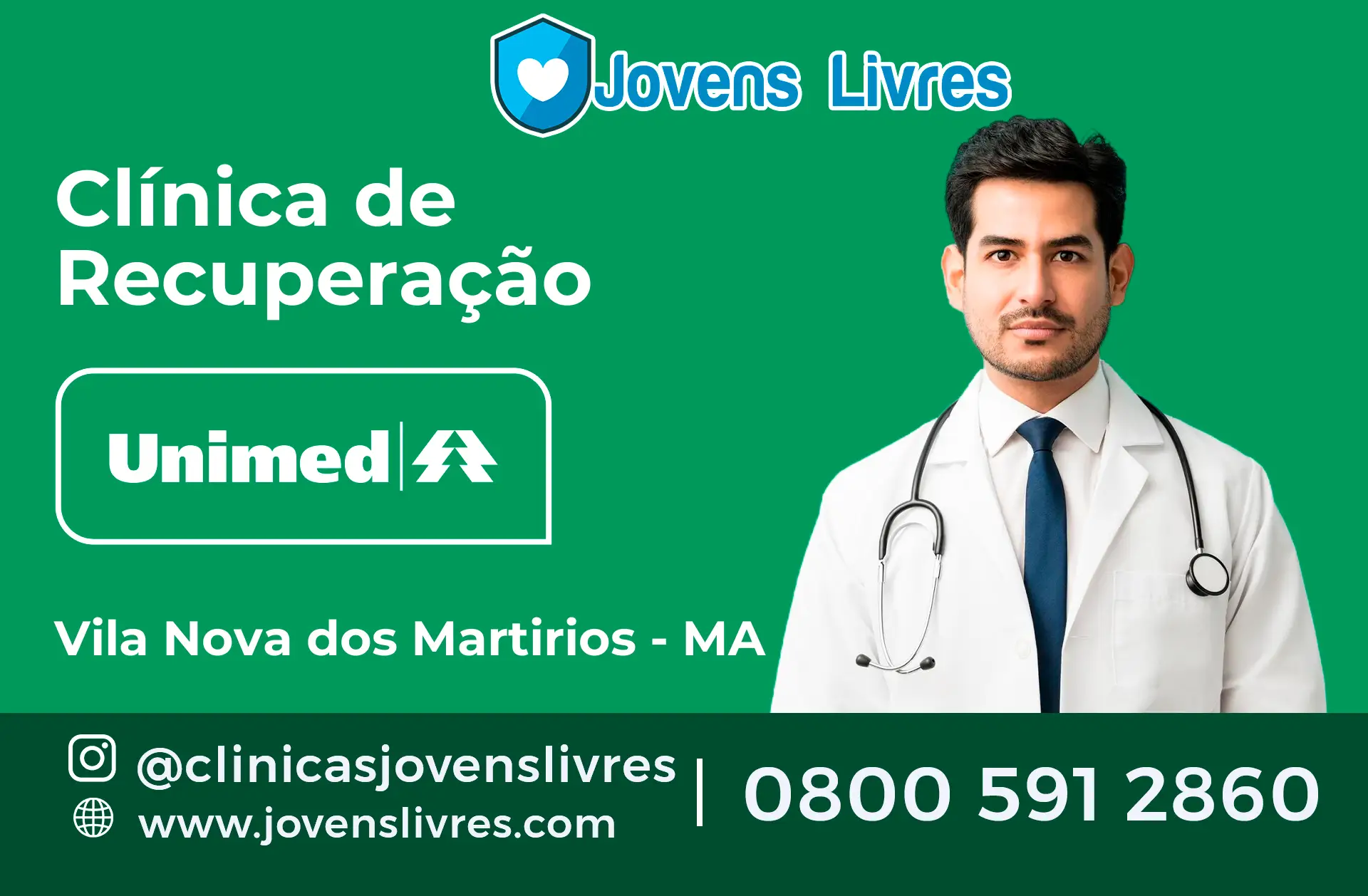 Clínica de Recuperação Unimed em Vila Nova dos Martírios - MA
