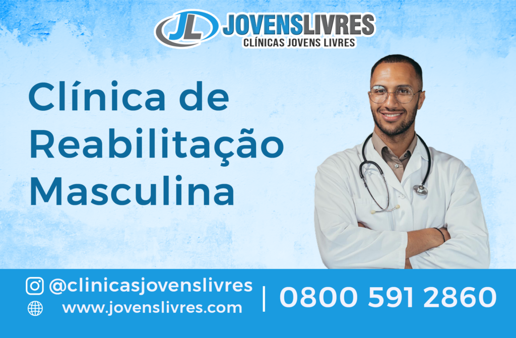 Clínica masculina de reabilitação: cuidados para com homens JL